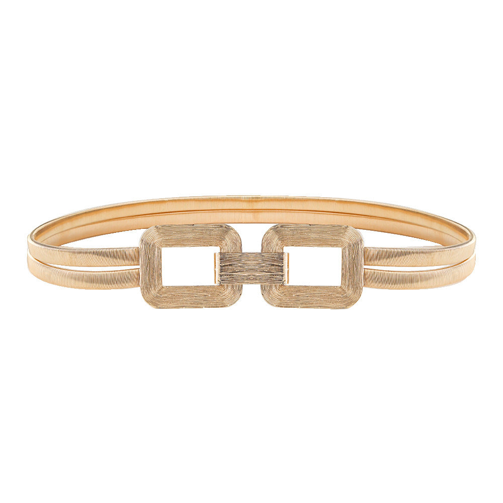 Minimalist Elastic Waist Chain Belt for Women