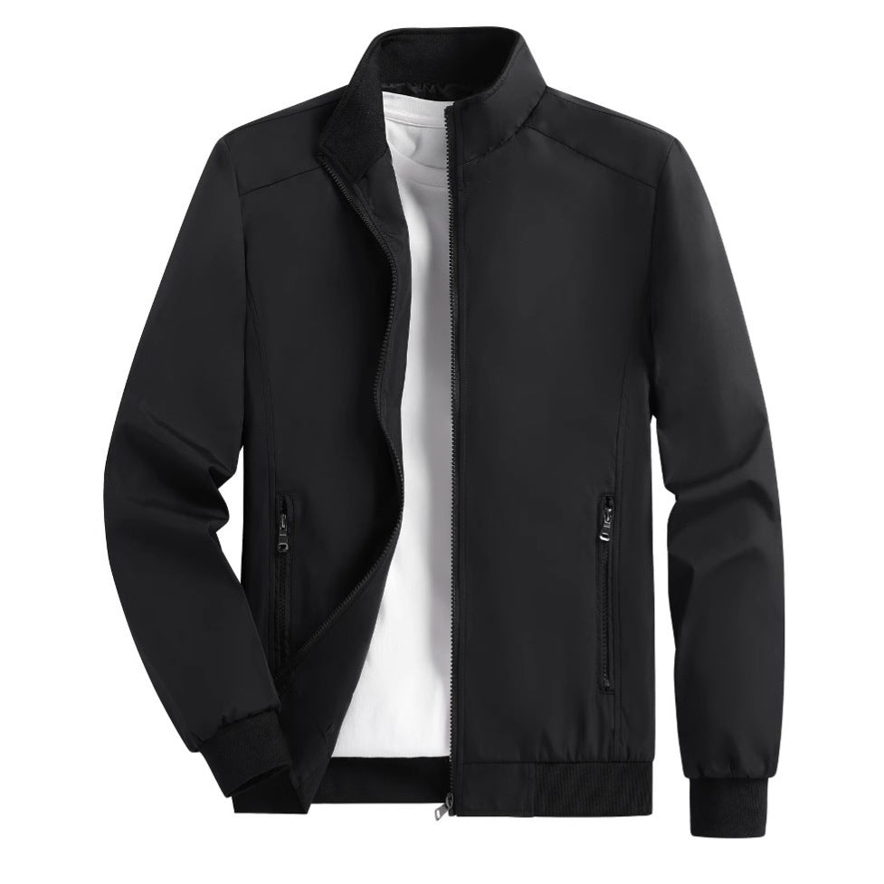 Executive Spring & Autumn Casual Men's Jacket – Plus Size
