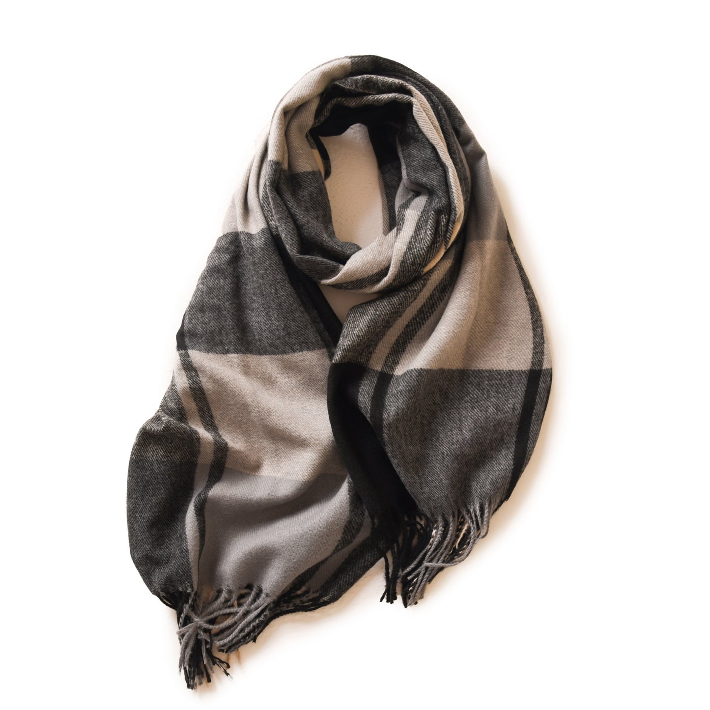 Thick Warm Tassel Artificial Cashmere Scarf