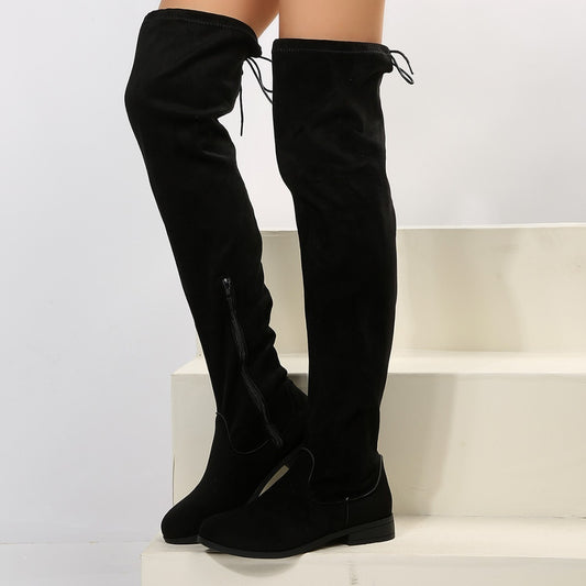 Women's Plus Size Over-the-Knee Martin Boots – High Top Style