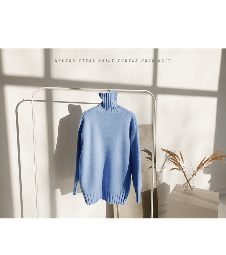 Women’s Loose Turtleneck Sweater