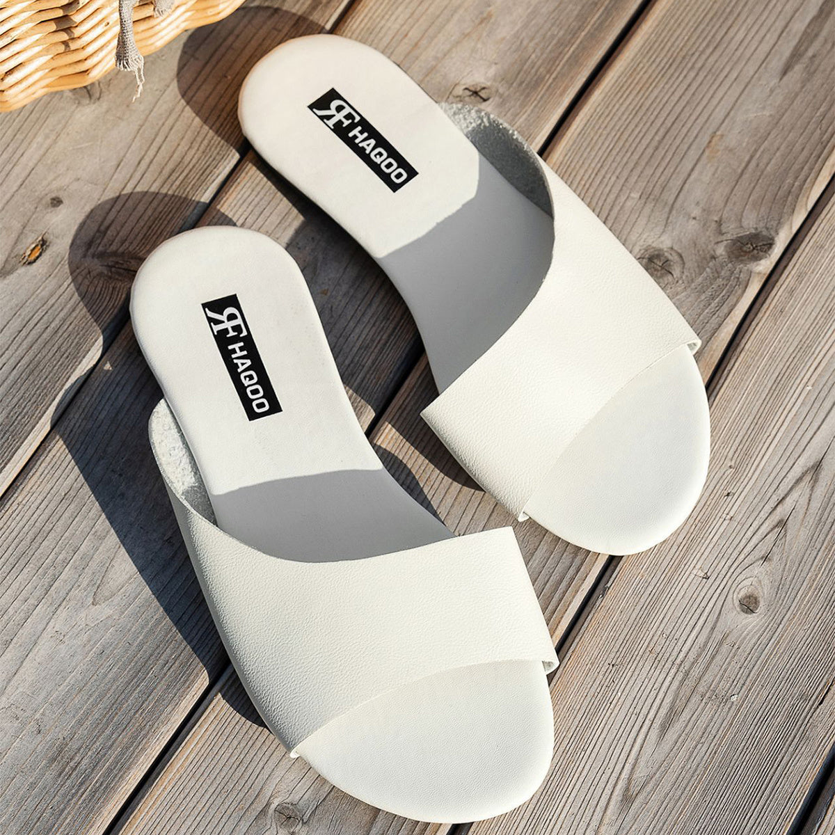 Fashion Fish Mouth Flat Slides – Summer Seaside, Vacation & Beach Shoes for Women