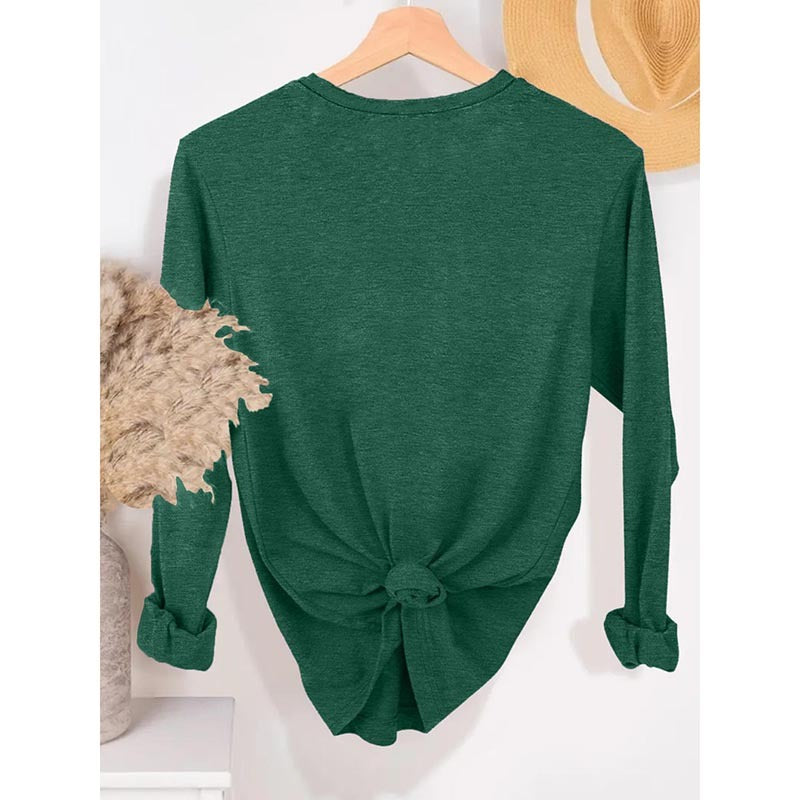 Women’s 5-Pack Long Sleeve Crew Neck Shirts – Fall 2025 Basic Tees