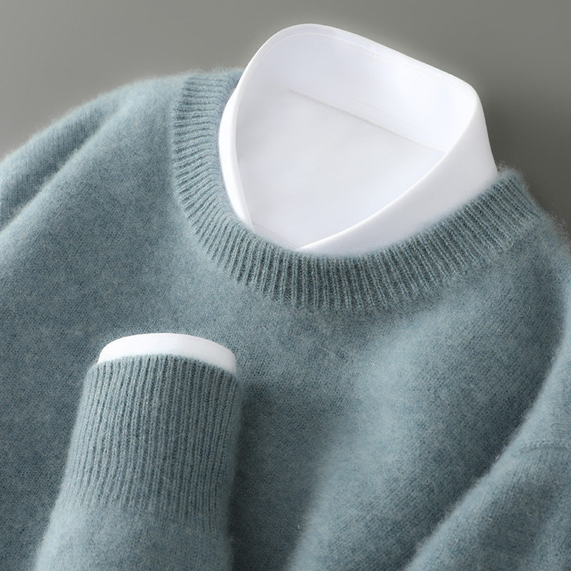 Men's Half-high Collar Thickelightweight sun teened Loose Pullover