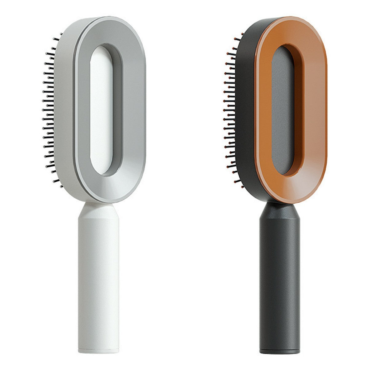 Self-Cleaning Hair Brush – One-Key Cleaning, Anti-Static Scalp Massage Comb for Women