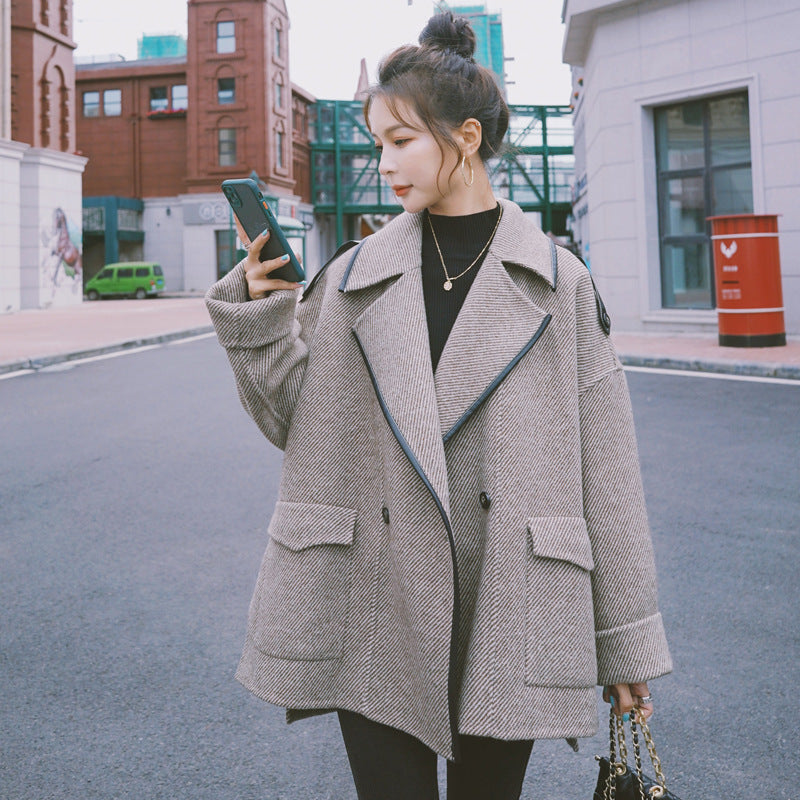 Loose-Fit Thick Leisure Coat – Cozy & Warm