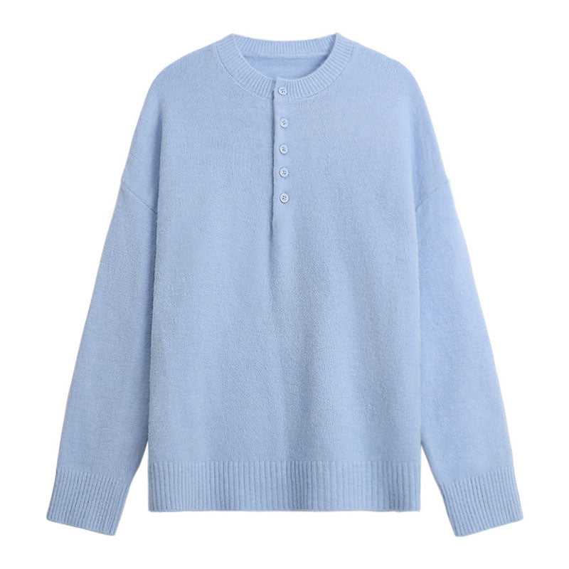 Base Pullover Versatile Long-sleeved Knitted Top