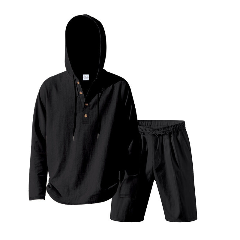 Men’s Summer Linen Casual Set