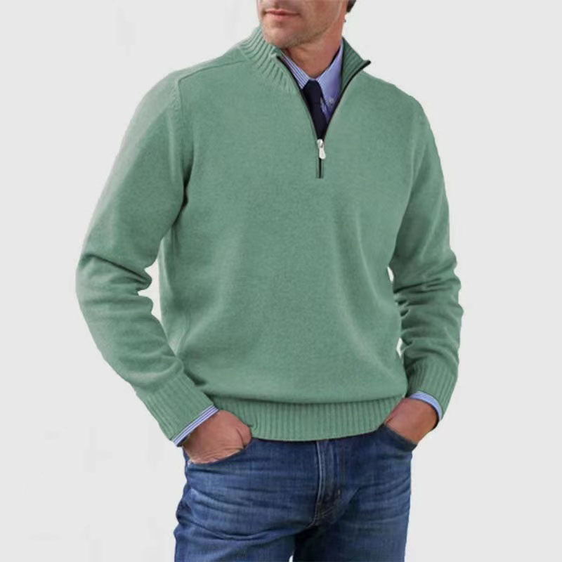 Men's Slim Fit Pullover Sweater Long Sleeve Knitted Top Winter Casual Clothing