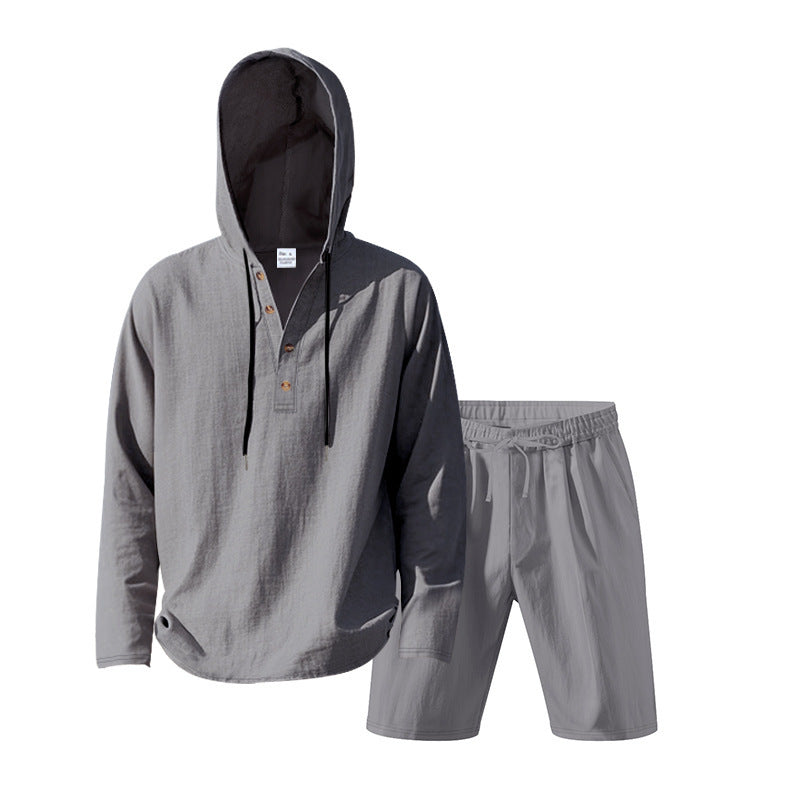Men’s Summer Linen Casual Set