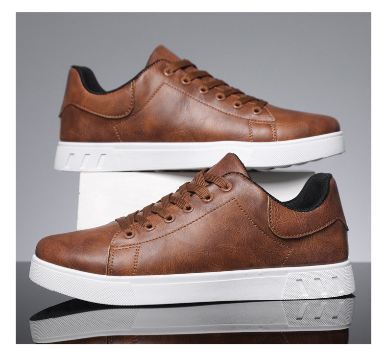 Lace-up Flat Shoes - Men's Fashion Casual Shoes