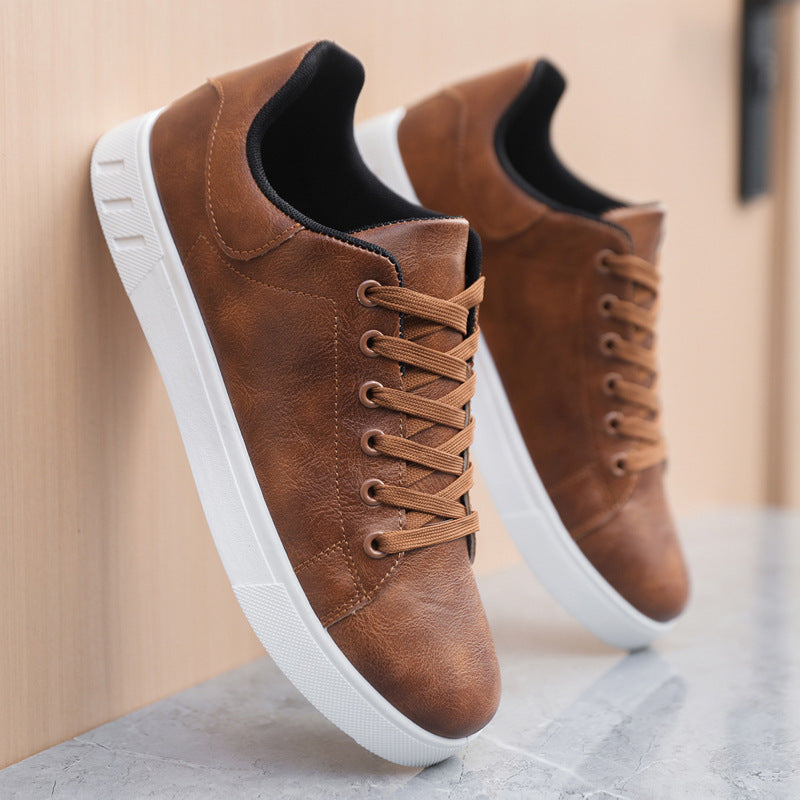Lace-up Flat Shoes - Men's Fashion Casual Shoes