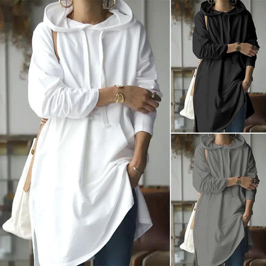 Women’s Street Style Cotton Hoodie Loose Fit