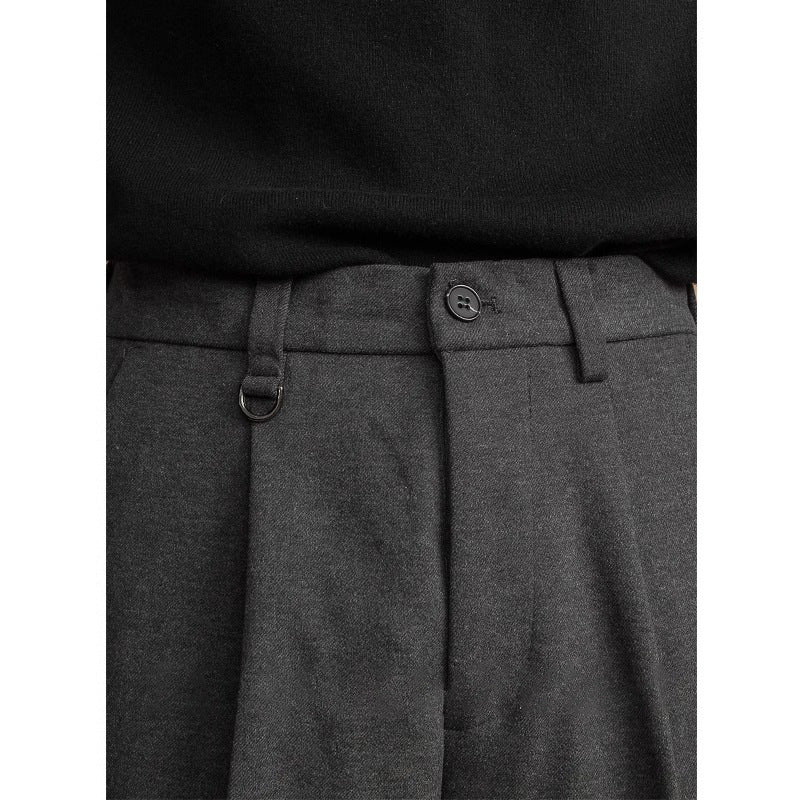 Fashion Straight-Leg Men’s Suit Pants – Versatile Business & Casual Trousers