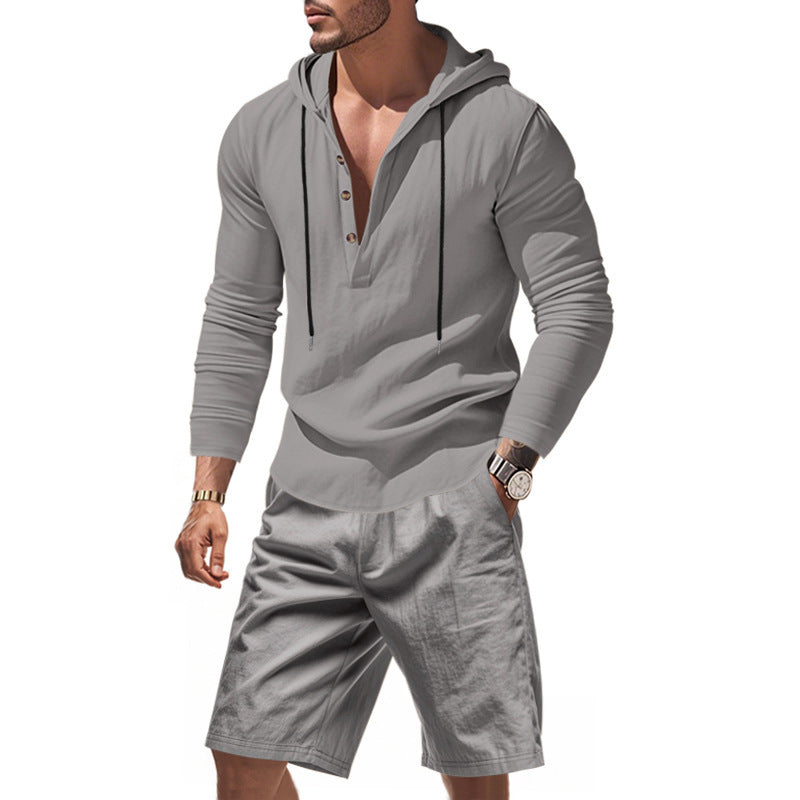 Men’s Summer Linen Casual Set