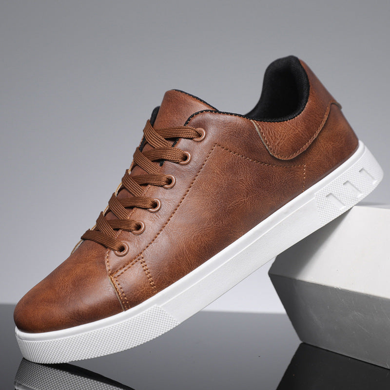 Lace-up Flat Shoes - Men's Fashion Casual Shoes