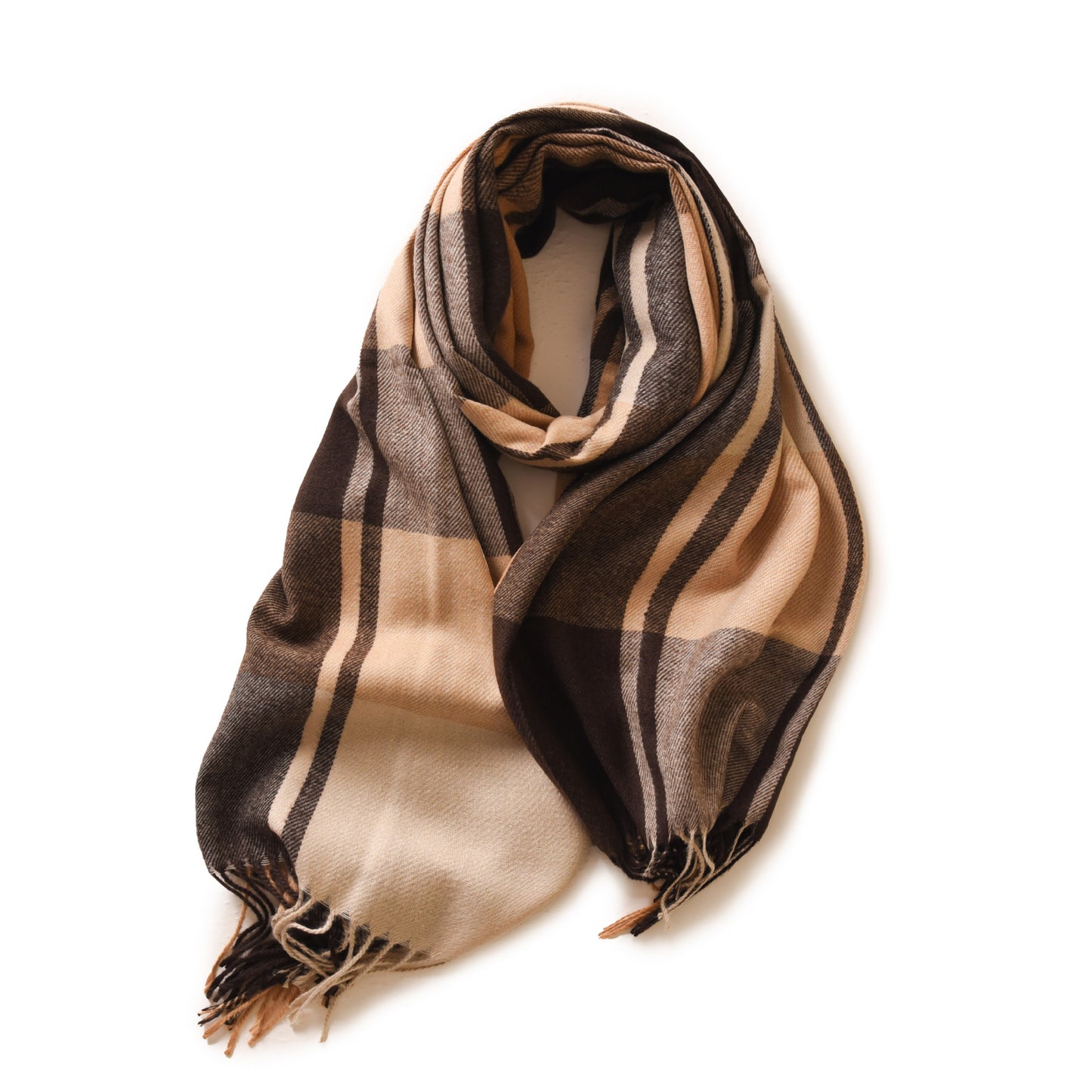 Thick Warm Tassel Artificial Cashmere Scarf