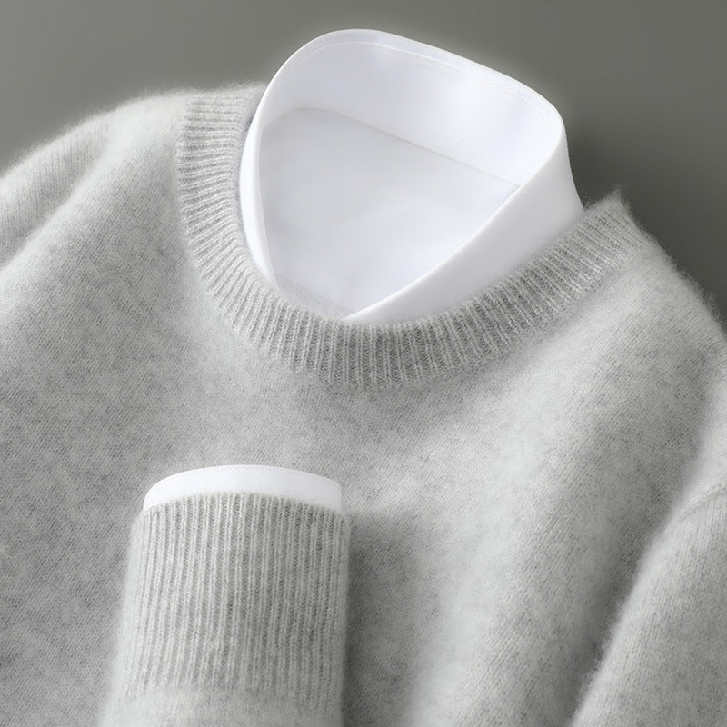 Men's Half-high Collar Thickelightweight sun teened Loose Pullover