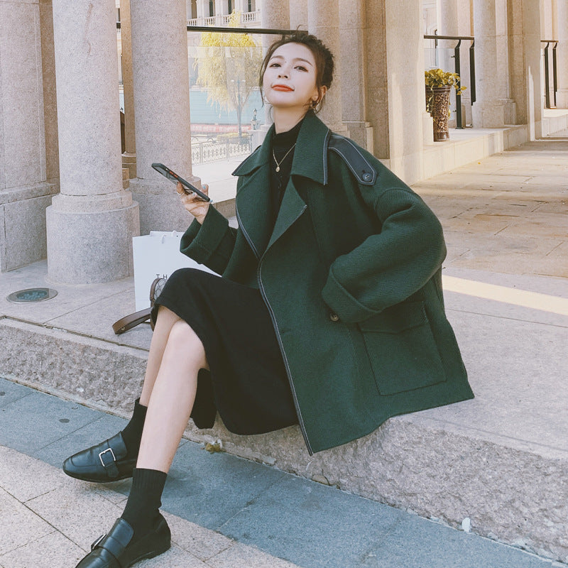 Loose-Fit Thick Leisure Coat – Cozy & Warm