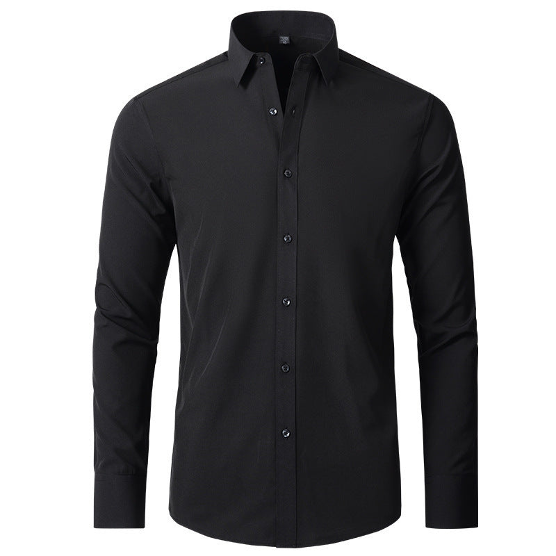 Solid Color Simple Business Thin Lining Shirt