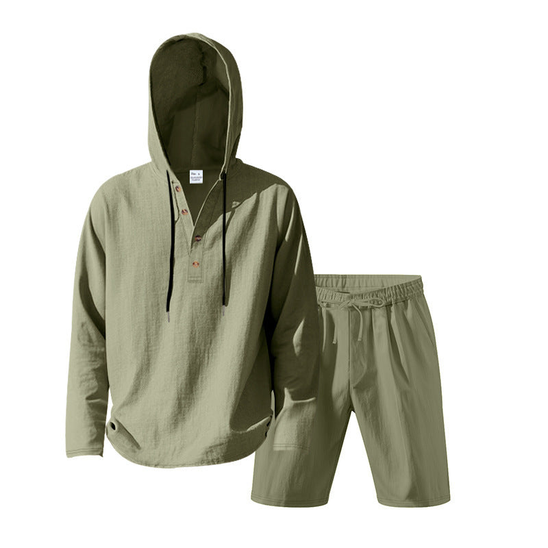 Men’s Summer Linen Casual Set
