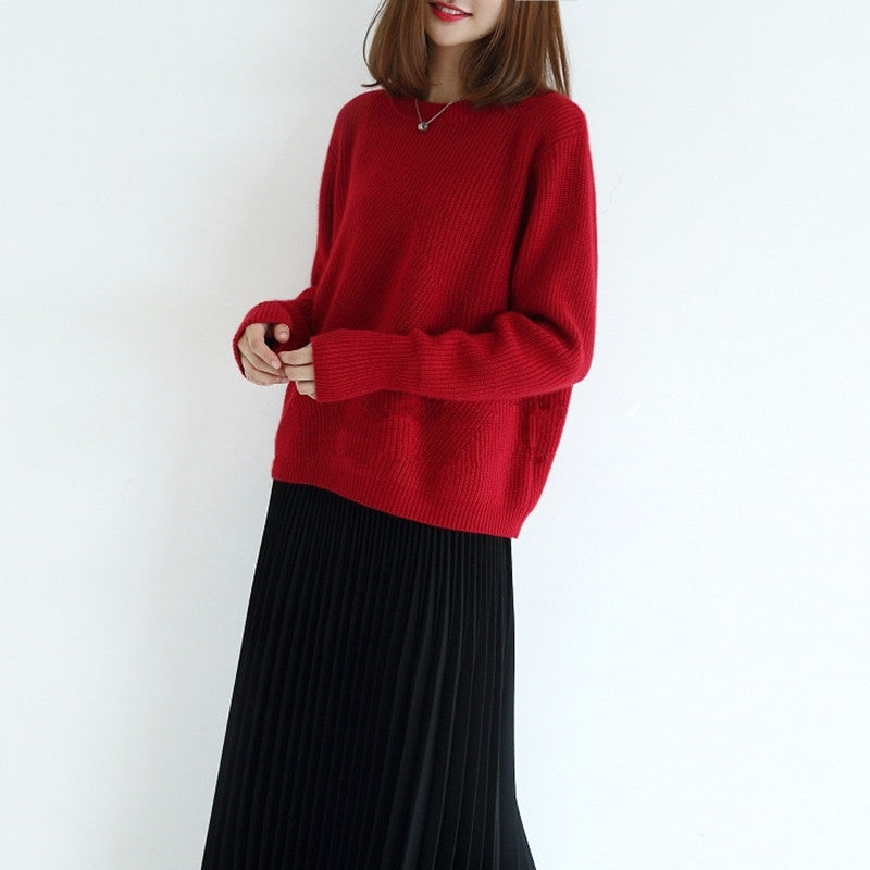 Women’s Loose-Fit Knitted Pullover