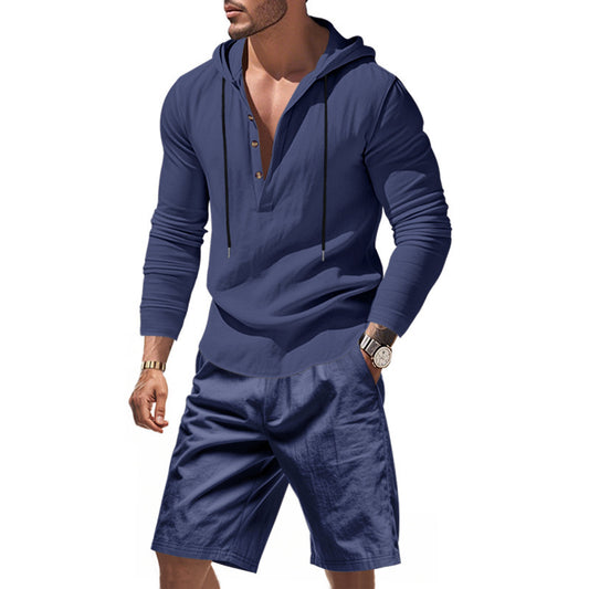 Men’s Summer Linen Casual Set