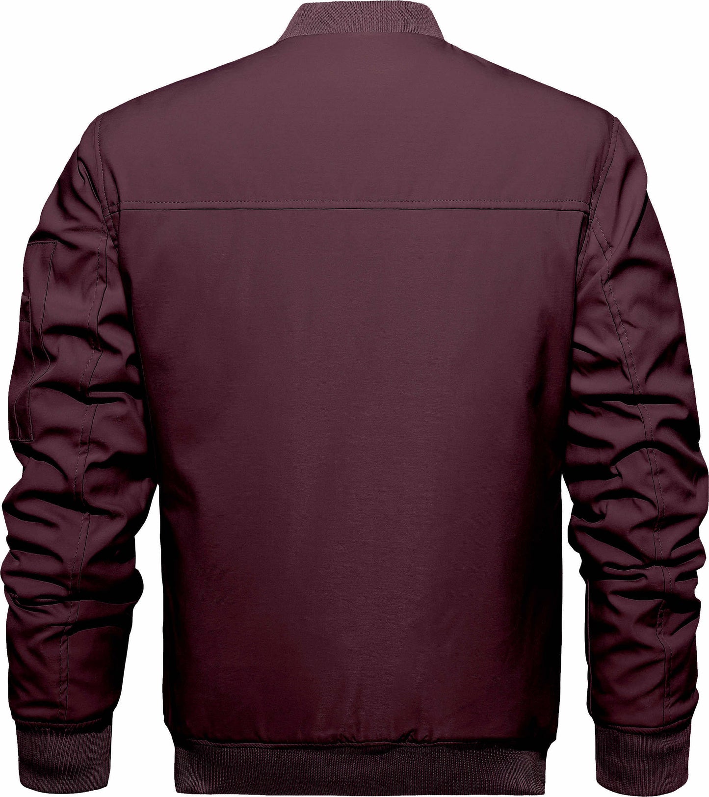 Men’s Winter Bomber Jacket – Thickened, Windproof, Ribbed Cuffs