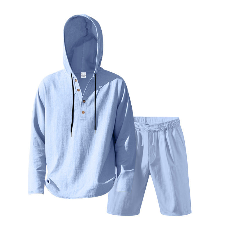 Men’s Summer Linen Casual Set
