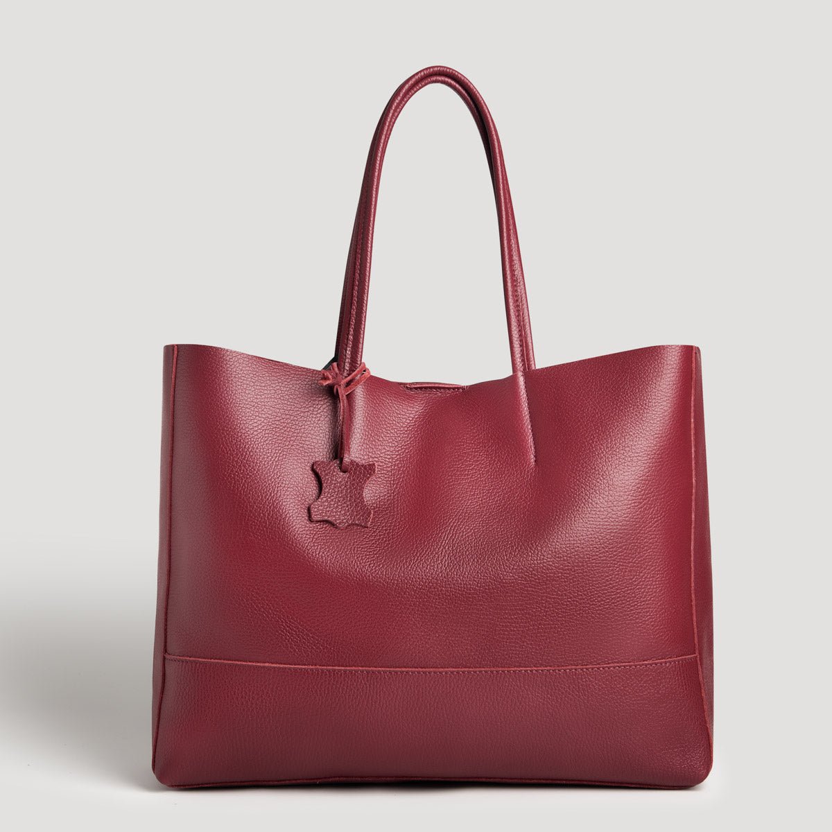 100% Genuin Leather Leather Tote MADE IN ITALY