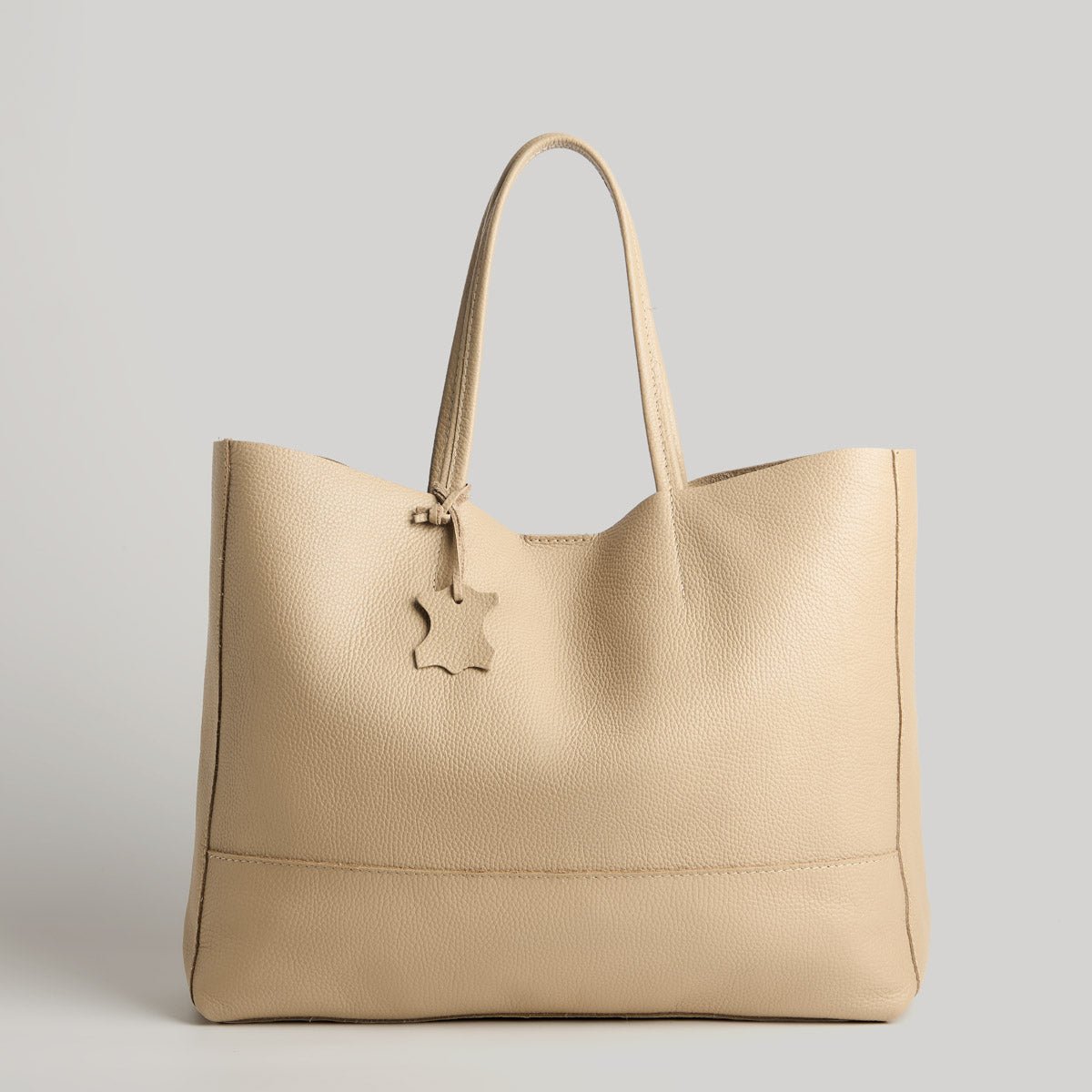 100% Genuin Leather Leather Tote MADE IN ITALY