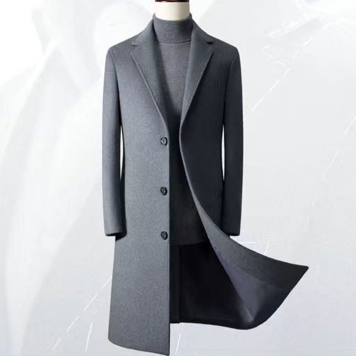 Men’s Business Korean Slim Fit Trench Coat