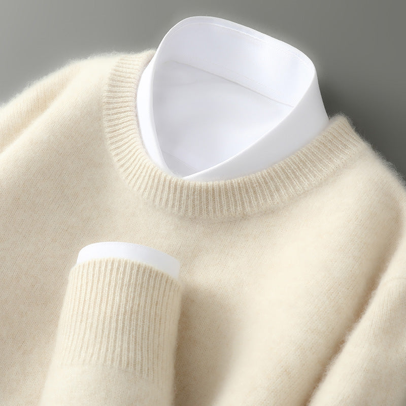 Men's Half-high Collar Thickelightweight sun teened Loose Pullover