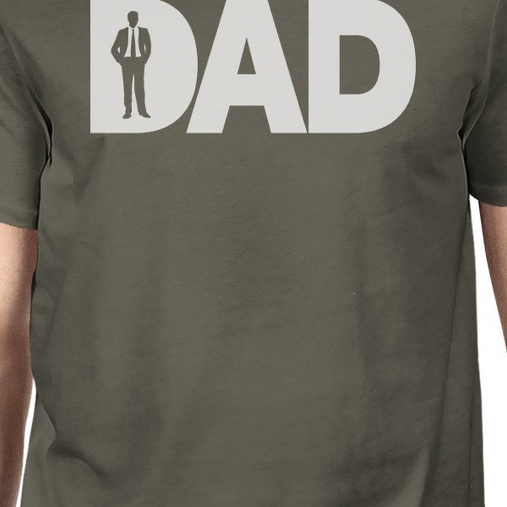 Funny Working Dad Graphic Tee – Men’s Dark Grey Business Dad T-Shirt