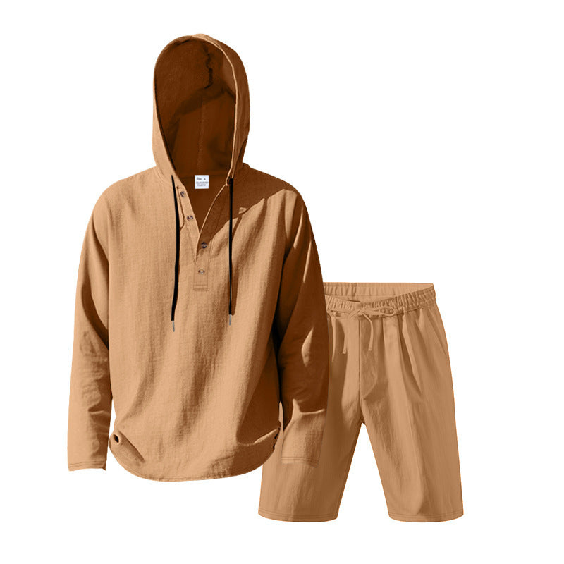 Men’s Summer Linen Casual Set