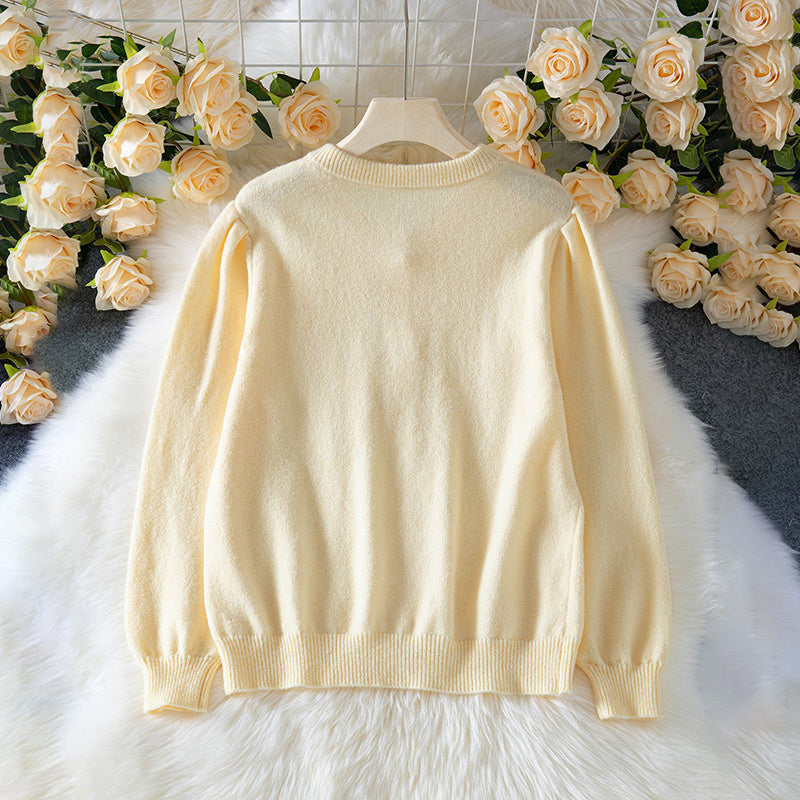 2025 Trendy Cardigan Sweater – Long Sleeve, Open Front, Button Down, Fall Knitwear Jacket