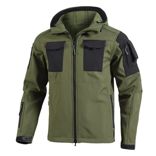 Soft Shell Beetle Top Fleece-lined Windproof Waterproof Jacket