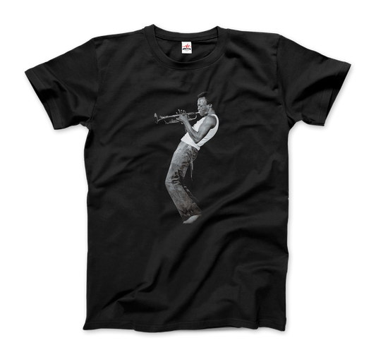 Miles Davis Playing His Trumpet Artwork T-Shirt