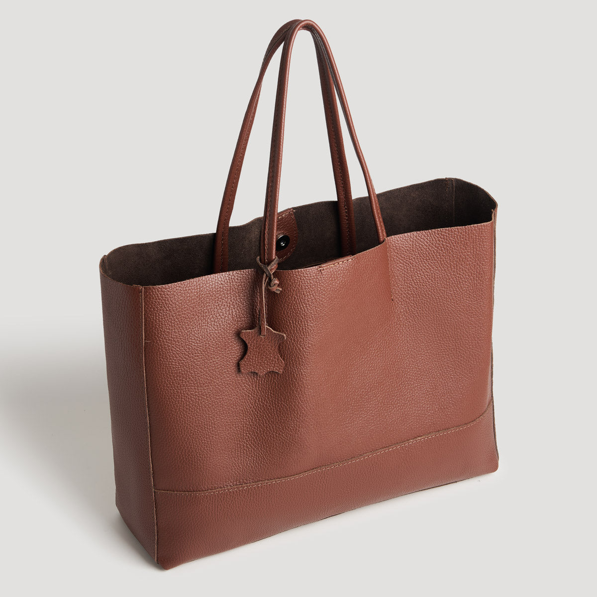 100% Genuin Leather Leather Tote MADE IN ITALY