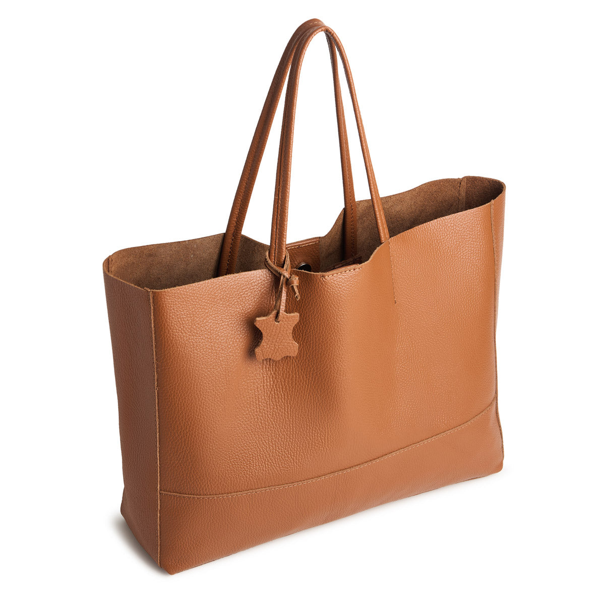 100% Genuin Leather Leather Tote MADE IN ITALY