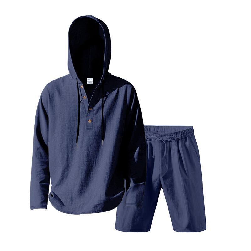 Men’s Summer Linen Casual Set