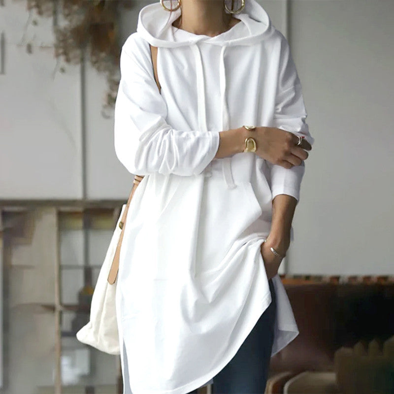 Women’s Street Style Cotton Hoodie Loose Fit