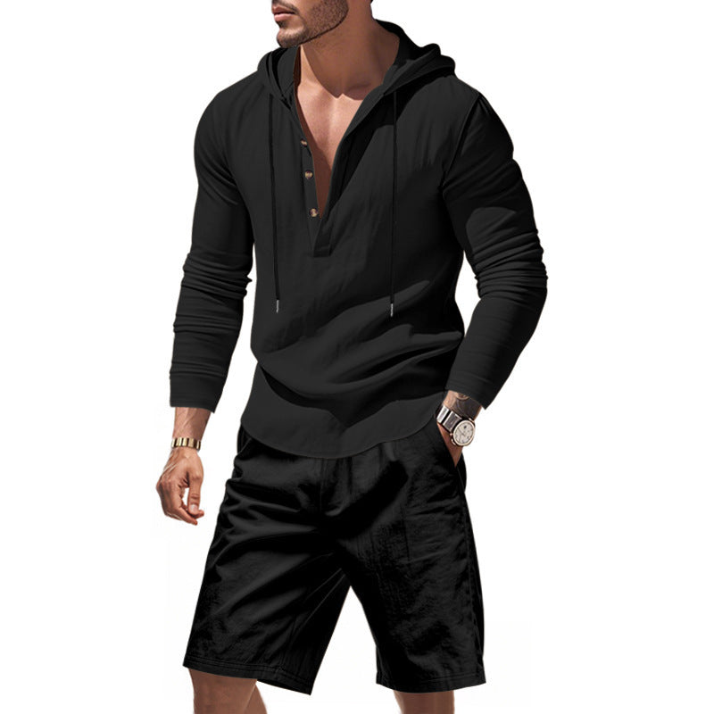 Men’s Summer Linen Casual Set