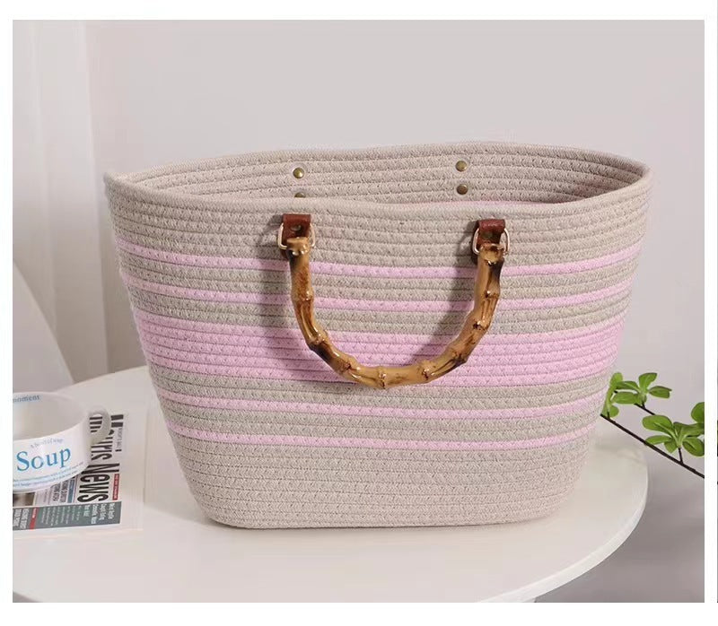 Women's Fashionable New Imitation Bamboo Knot Handbag