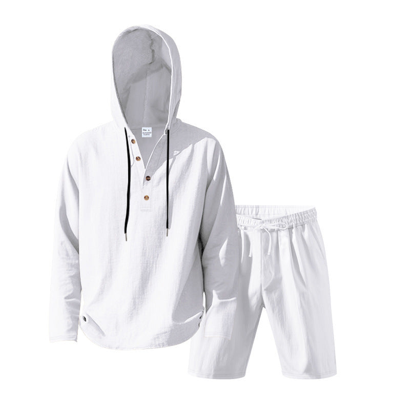 Men’s Summer Linen Casual Set