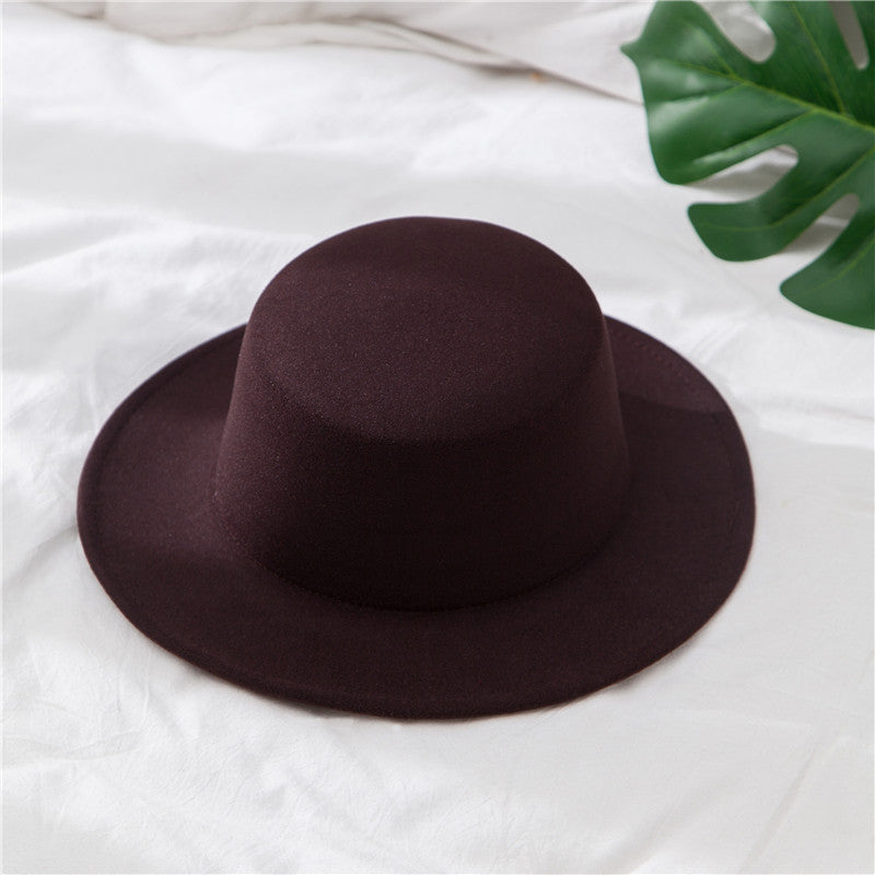 Vintage British Gentleman Woolen Top Hat – Unisex