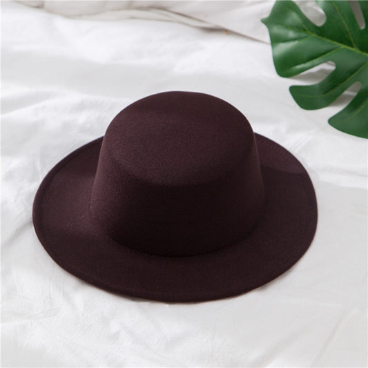 Vintage British Gentleman Woolen Top Hat – Unisex