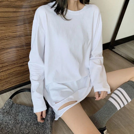 Spring And Autumn Long Shirt Europe And America