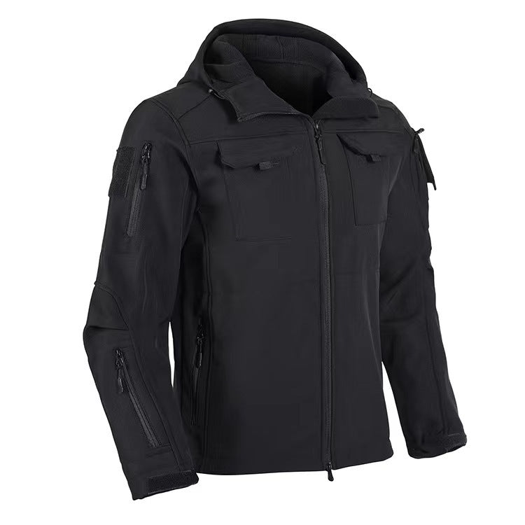 Soft Shell Beetle Top Fleece-lined Windproof Waterproof Jacket