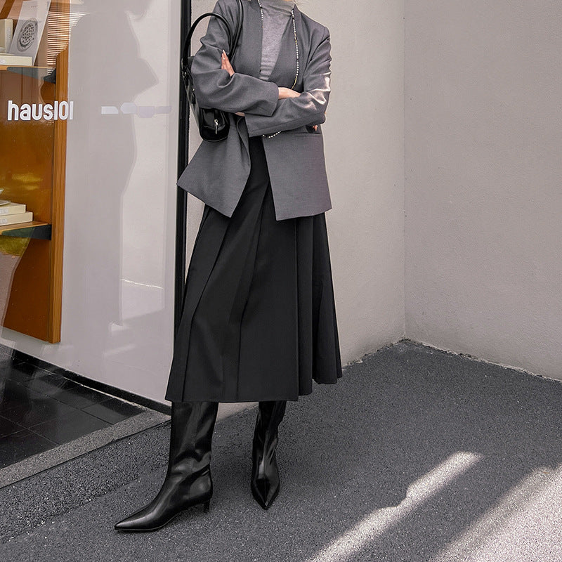 Women’s Brown Knight Commuter High Heel Pointed Boots